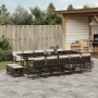 Set comedor de jardín y cojines 15 pzas ratán sintético marrón de , Conjuntos de jardín - Ref: Foro24-3211533, Precio: 765,16...