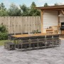 Set comedor de jardín con cojines 15 pzas ratán sintético gris de , Conjuntos de jardín - Ref: Foro24-3211538, Precio: 838,82...