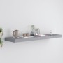 Estante flotante de pared MDF gris 90x23,5x3,8 cm de vidaXL, Estantes y estanterías - Ref: Foro24-323859, Precio: 28,39 €, De...