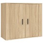 Aparador alto madera contrachapada color roble de , Aparadores - Ref: Foro24-3185362, Precio: 147,28 €, Descuento: %