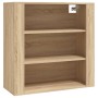 Aparador alto madera contrachapada color roble de , Aparadores - Ref: Foro24-3185362, Precio: 147,28 €, Descuento: %