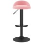 Taburetes de cocina 2 unidades terciopelo rosa de , Taburetes de cocina - Ref: Foro24-333606, Precio: 99,38 €, Descuento: %