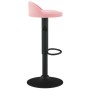 Taburetes de cocina 2 unidades terciopelo rosa de , Taburetes de cocina - Ref: Foro24-333606, Precio: 99,38 €, Descuento: %