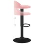 Taburetes de cocina 2 unidades terciopelo rosa de , Taburetes de cocina - Ref: Foro24-333606, Precio: 99,38 €, Descuento: %