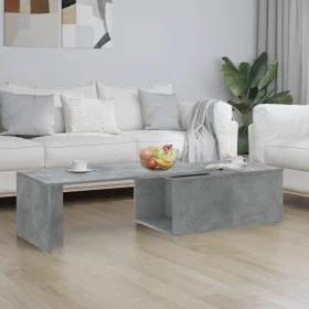 Mesa de centro madera contrachapada gris hormigón 150x50x35 cm de , Mesas de centro - Ref: Foro24-801341, Precio: 79,53 €, De...