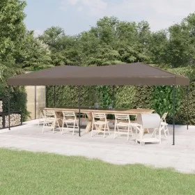 Carpa para fiestas plegable gris taupe 3x6 m de , Carpas y cenadores - Ref: Foro24-93540, Precio: 144,49 €, Descuento: %
