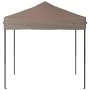 Carpa para fiestas plegable gris taupe 2x2 m de , Carpas y cenadores - Ref: Foro24-93498, Precio: 96,74 €, Descuento: %