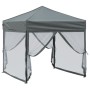 Carpa para fiestas plegable con paredes gris antracita 2x2 m de , Carpas y cenadores - Ref: Foro24-93509, Precio: 107,74 €, D...