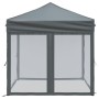 Carpa para fiestas plegable con paredes gris antracita 2x2 m de , Carpas y cenadores - Ref: Foro24-93509, Precio: 107,74 €, D...