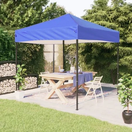 Carpa para fiestas plegable azul 2x2 m de , Carpas y cenadores - Ref: Foro24-93493, Precio: 96,42 €, Descuento: %
