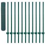 Valla de malla de alambre con postes de acero 25x1 m verde de , Paneles de vallas - Ref: Foro24-144605, Precio: 102,26 €, Des...