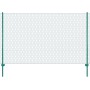 Valla de malla de alambre con postes de acero 25x2 m verde de , Paneles de vallas - Ref: Foro24-144607, Precio: 159,73 €, Des...