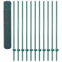 Valla de malla de alambre con postes de acero 25x1,5 m verde de , Paneles de vallas - Ref: Foro24-144611, Precio: 165,75 €, D...