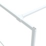 Mampara de ducha vidrio ESG transparente blanco 115x195 cm de , Paredes y mamparas de ducha - Ref: Foro24-152143, Precio: 172...