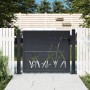 Puerta de jardín acero gris antracita diseño hierba 105x80 cm de , Puertas de jardín - Ref: Foro24-153166, Precio: 215,08 €, ...