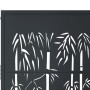 Puerta de jardín acero gris antracita diseño bambú 105x105 cm de , Puertas de jardín - Ref: Foro24-153179, Precio: 203,73 €, ...