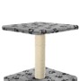 Rascador para gatos con poste de sisal 55 cm huellas beige de , Mobiliario para gatos - Ref: Foro24-170538, Precio: 25,57 €, ...