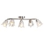 Lámpara de techo con pantallas vidrio tulipán 5 bombillas E14 de , Apliques de techo - Ref: Foro24-289233, Precio: 56,65 €, D...