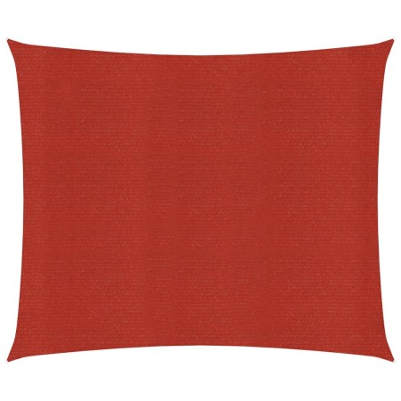 Toldo de vela rojo HDPE 160 g/m² 2,5x3 m de , Sombrillas - Ref: Foro24-311617, Precio: 27,10 €, Descuento: %