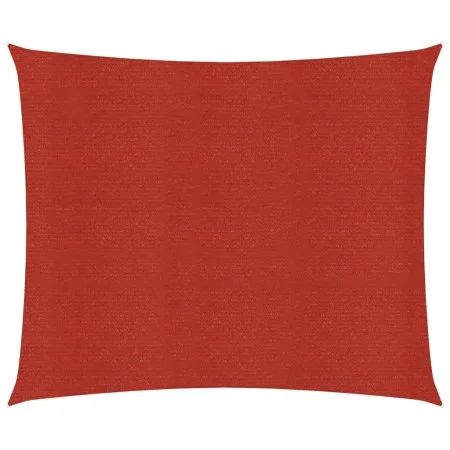 Toldo de vela rojo HDPE 160 g/m² 2,5x3 m de , Sombrillas - Ref: Foro24-311617, Precio: 26,55 €, Descuento: %