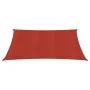 Toldo de vela rojo HDPE 160 g/m² 2,5x3 m de , Sombrillas - Ref: Foro24-311617, Precio: 26,55 €, Descuento: %