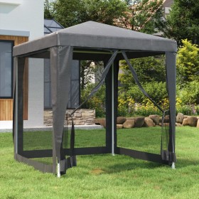 Carpa para fiestas 4 paredes de malla HDPE gris antracita 2x2 m de , Carpas y cenadores - Ref: Foro24-319219, Precio: 79,07 €...