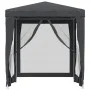 Carpa para fiestas 4 paredes de malla HDPE gris antracita 2x2 m de , Carpas y cenadores - Ref: Foro24-319219, Precio: 74,77 €...