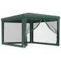 Carpa para fiestas con 4 paredes de malla HDPE verde 3x4 m de , Carpas y cenadores - Ref: Foro24-319233, Precio: 98,87 €, Des...