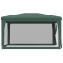 Carpa para fiestas con 4 paredes de malla HDPE verde 3x4 m de , Carpas y cenadores - Ref: Foro24-319233, Precio: 102,00 €, De...