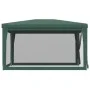 Carpa para fiestas con 4 paredes de malla HDPE verde 3x4 m de , Carpas y cenadores - Ref: Foro24-319233, Precio: 98,87 €, Des...