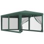 Carpa para fiestas con 6 paredes de malla HDPE verde 3x6 m de , Carpas y cenadores - Ref: Foro24-319238, Precio: 136,39 €, De...