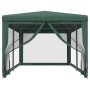 Carpa para fiestas con 6 paredes de malla HDPE verde 3x6 m de , Carpas y cenadores - Ref: Foro24-319238, Precio: 136,39 €, De...