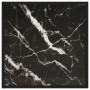 Mesa de centro negra con vidrio de mármol negro 60x60x35 cm de , Mesas de centro - Ref: Foro24-322874, Precio: 67,22 €, Descu...