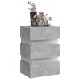 Mesita de noche LED madera ingeniería gris hormigón 45x35x67 cm de , Mesitas de noche - Ref: Foro24-326844, Precio: 122,95 €,...