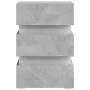 Mesita de noche LED madera ingeniería gris hormigón 45x35x67 cm de , Mesitas de noche - Ref: Foro24-326844, Precio: 120,98 €,...