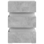 Mesita de noche LED madera ingeniería gris hormigón 45x35x67 cm de , Mesitas de noche - Ref: Foro24-326844, Precio: 122,95 €,...