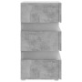 Mesita de noche LED madera ingeniería gris hormigón 45x35x67 cm de , Mesitas de noche - Ref: Foro24-326844, Precio: 122,95 €,...