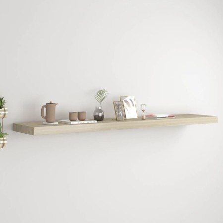 Estante flotante de pared MDF color roble 120x23,5x3,8 cm de vidaXL, Estantes y estanterías - Ref: Foro24-323883, Precio: 34,...
