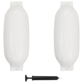 Parachoques para barco 2 unidades PVC blanco 69x21,5 cm de , Atracada y anclaje - Ref: Foro24-92387, Precio: 72,65 €, Descuen...