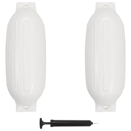 Parachoques para barco 2 unidades PVC blanco 69x21,5 cm de , Atracada y anclaje - Ref: Foro24-92387, Precio: 74,08 €, Descuen...