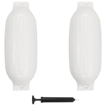 Parachoques para barco 2 unidades PVC blanco 69x21,5 cm de , Atracada y anclaje - Ref: Foro24-92387, Precio: 72,65 €, Descuen...