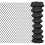 Valla de tela metálica acero gris 15x1,25 m de , Paneles de vallas - Ref: Foro24-142425, Precio: 56,60 €, Descuento: %