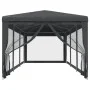 Carpa para fiestas 8 paredes de malla HDPE gris antracita 3x9 m de , Carpas y cenadores - Ref: Foro24-319244, Precio: 154,17 ...