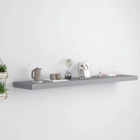Estante flotante de pared MDF gris 120x23,5x3,8 cm de vidaXL, Estantes y estanterías - Ref: Foro24-323862, Precio: 36,53 €, D...