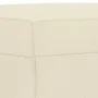 Juego de sofás con cojines 3 piezas cuero sintético crema de , Sofás - Ref: Foro24-3202368, Precio: 528,79 €, Descuento: %