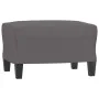 Juego de sofás con cojines 3 piezas cuero sintético gris de , Sofás - Ref: Foro24-3202157, Precio: 488,32 €, Descuento: %