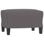 Juego de sofás con cojines 3 piezas cuero sintético gris de , Sofás - Ref: Foro24-3202157, Precio: 495,79 €, Descuento: %
