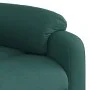 Sillón reclinable de masaje eléctrico tela verde oscuro de , Sillones - Ref: Foro24-3204974, Precio: 302,68 €, Descuento: %