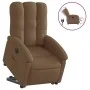 Sillón eléctrico reclinable elevable de tela marrón de , Sillones - Ref: Foro24-3204120, Precio: 326,37 €, Descuento: %