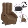 Sillón eléctrico reclinable elevable de tela marrón de , Sillones - Ref: Foro24-3204120, Precio: 326,37 €, Descuento: %